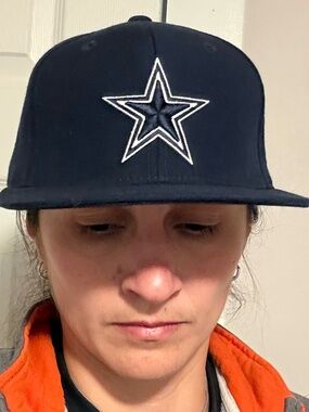 Dallas Cowboys NFL Fitted Reebok Cap | Navy Blue | Size 7 3/8